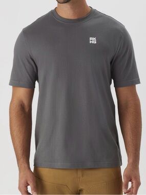 Duluth Trading Co Charcoal Short-Sleeve Performance Crewneck Tee AKHG 2X